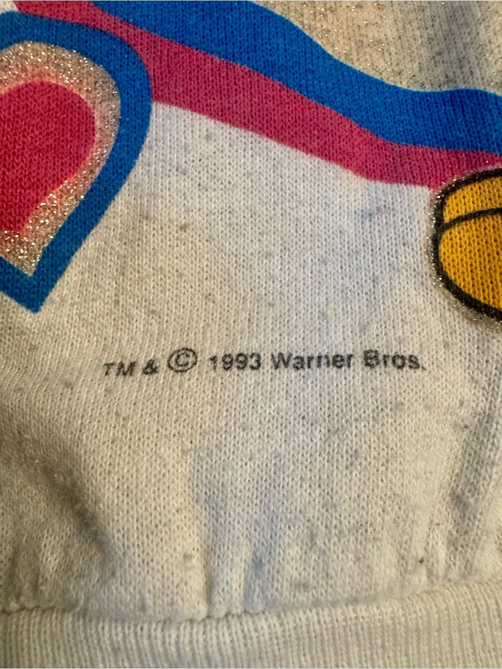 Vintage 1993 Tweety & Sylvester Pink Cartoon Sweatshirt Dress - Picture 2 of 16